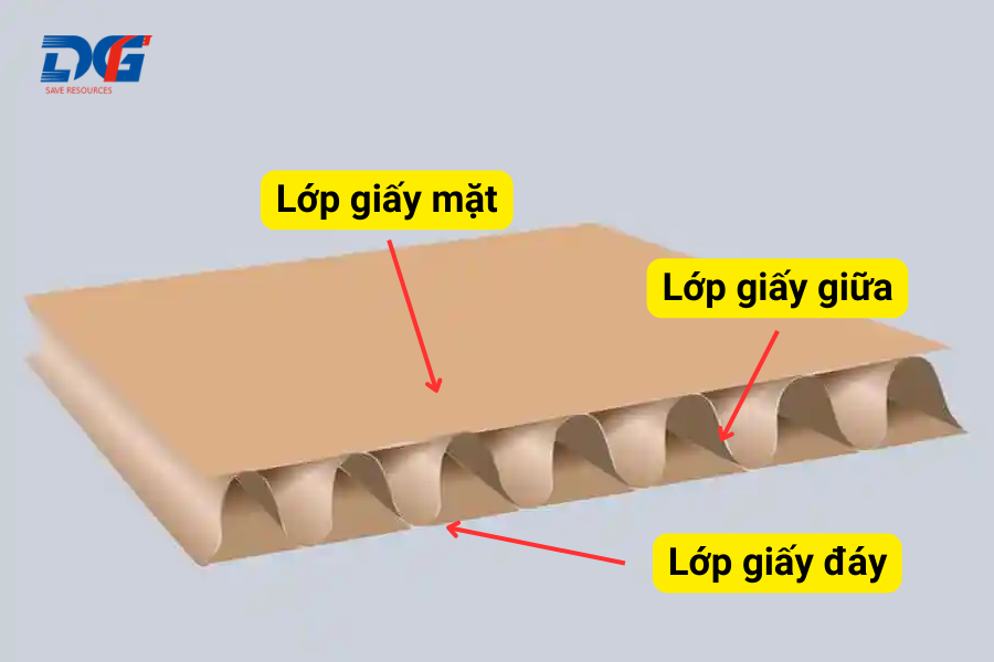 Cấu tạo của thùng giấy Carton 